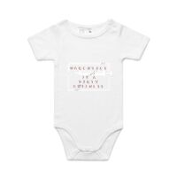 AS Colour - Organic Baby 'Mini-me' Onesie Romper Thumbnail