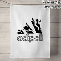 50% Linen Tea Towel - White Thumbnail